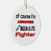 Ik ben een Braziliaanse Jiu Jitsu Fighter Keramisch Ornament (Rechts)