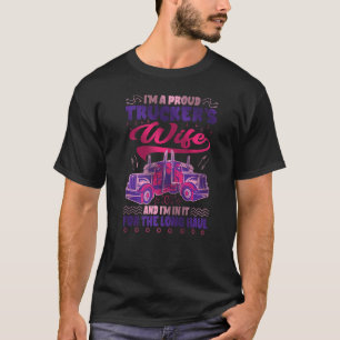 Ik ben een bruid trucker vrouw en ik ben erin voor t-shirt