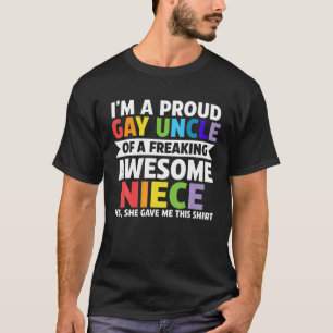 Ik ben een bruidsmeisje oom van een freaking niece t-shirt
