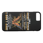 Ik ben een bruine veteraan Case-Mate iPhone case (Achterkant (Horizontaal))