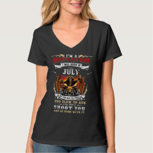 Ik ben een brutaal oud Man dat ik in juli op eerva T-shirt