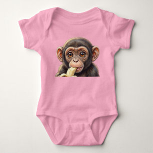 Ik ben een brutale kleine chimpansee! romper