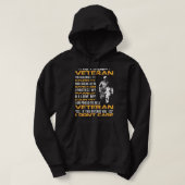 Ik ben een brute veteraan-trots om veteraan te zij hoodie (Design voorkant)