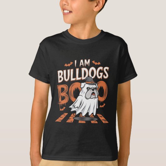 Ik ben een bulldog boe t-shirt (Voorkant)