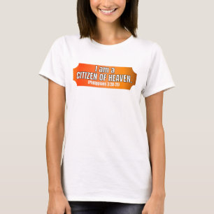 IK BEN EEN BURGER VAN DE HEMEL T-SHIRT