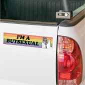 IK BEN EEN BUYSEXUAL -.png Bumpersticker (Op Truck)
