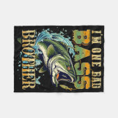 Ik ben een Byd Byss broer Byss viscadeau voor vis Fleece Deken (Voorkant (Horizontaal))