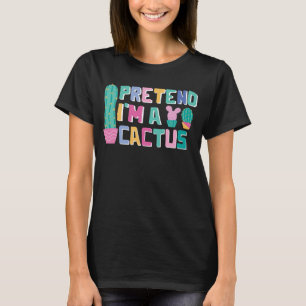 Ik ben een Cactus Easy Halloween Matching Party T-shirt