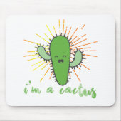 ik ben een cactus muismat (Voorkant)