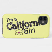 Ik ben een Californië-meisje, ventilator, geel iPh Case-Mate iPhone Case (Achterkant (horizontaal))