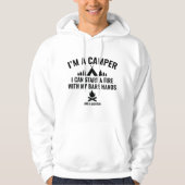 Ik ben een Camper Hoodie (Voorkant)