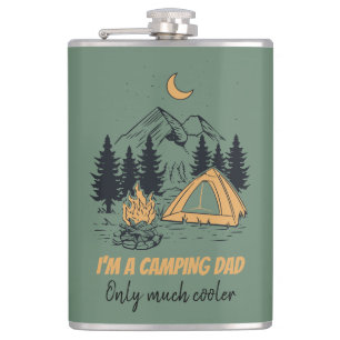 Ik ben een Camping Dad - Funny Vaderdag Camping Heupfles