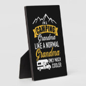 Ik ben een Camping Grandma Fotoplaat (Zijkant)