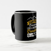 Ik ben een Camping Grandma Mok (Voorkant links)