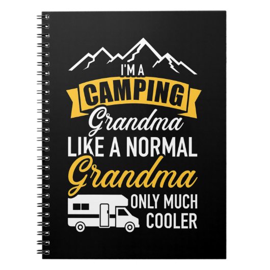 Ik ben een Camping Grandma Notitieboek (Voorkant)