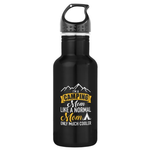 Ik ben een Camping Moeder Waterfles (Voorkant)