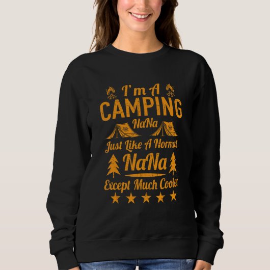Ik ben een camping oma net als een normale trui (Voorkant)
