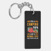 Ik ben een Camping Papa Sleutelhanger (Voorkant Links)