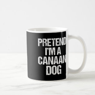 Ik ben een Canaan Dog Funny Halloween Dog Kostuum  Koffiemok