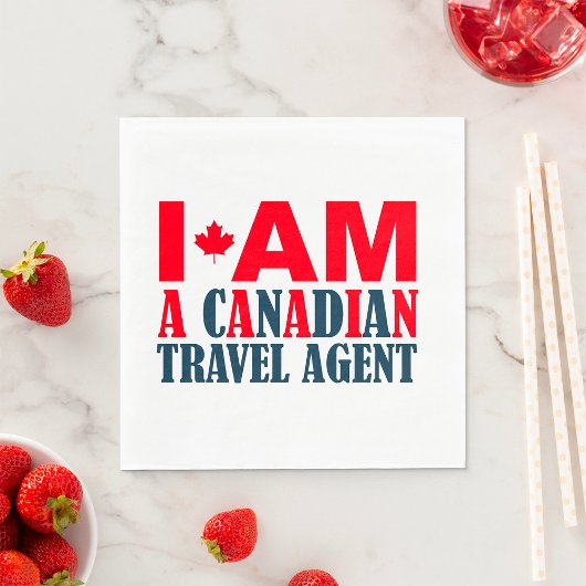 Ik Ben Een Canadees Reisagent Servet