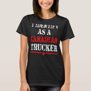 Ik ben een Canadees trucje voor de vrijheid van vr T-shirt