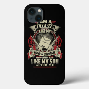 IK BEN EEN CANADIAANSE VETERAN ZOALS MIJN VADER VO Case-Mate iPhone CASE