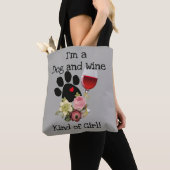 Ik ben een Canvas tas van Dog en Wine. (Dichtbij)