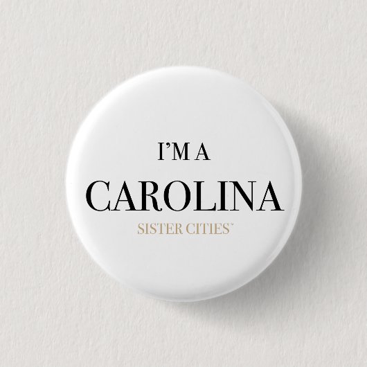 "Ik ben een Carolina" Button (Voorkant)