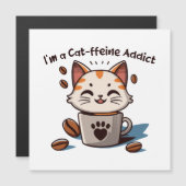 Ik ben een Cat-ffeine verslaafde (Voorkant / Achterkant)