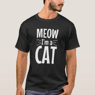 Ik ben een Cat Funny Cat Lover Halloween Costume T-shirt