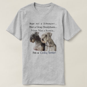 Ik ben een Cesky Terrier T-shirt