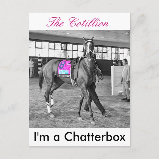 Ik ben een Chatterbox Briefkaart (Voorkant)
