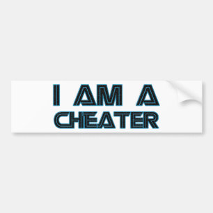 Ik ben een Cheater Bumpersticker