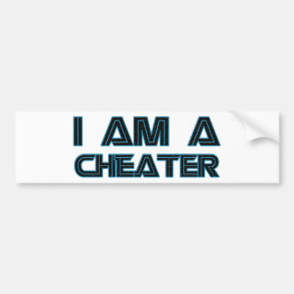 Ik ben een Cheater Bumpersticker