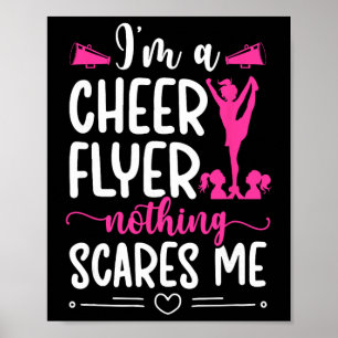 Ik ben een cheer flyer cheerleading flyer cheerlea poster