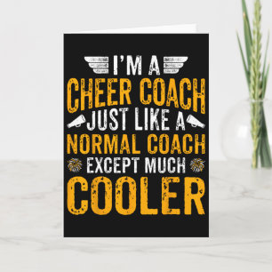 Ik ben een cheercoach, net als een normale coach, kaart