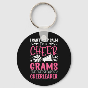 Ik ben een cheergram van een cheerleader oma's oma sleutelhanger
