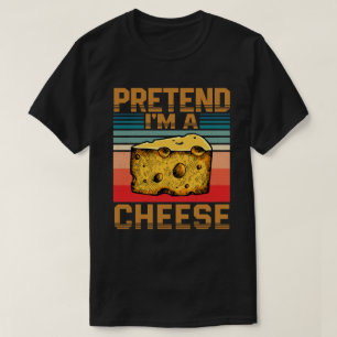 Ik ben een Cheese Funny Lazy Halloween Costume T-shirt
