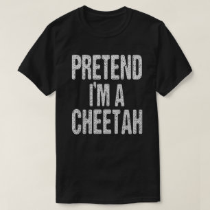 Ik ben een cheetah Easy Halloween Costume Party T-shirt