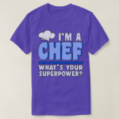 Ik ben een chef-superforce chef-voedselcadeau t-shirt (Design voorkant)