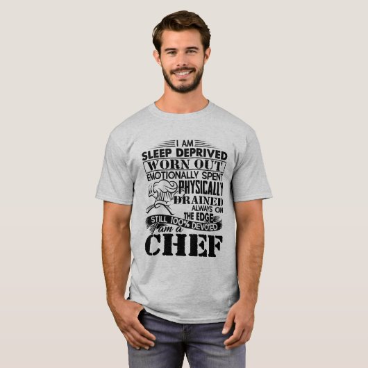 Ik ben een Chef T shirt (Voorkant volledig)