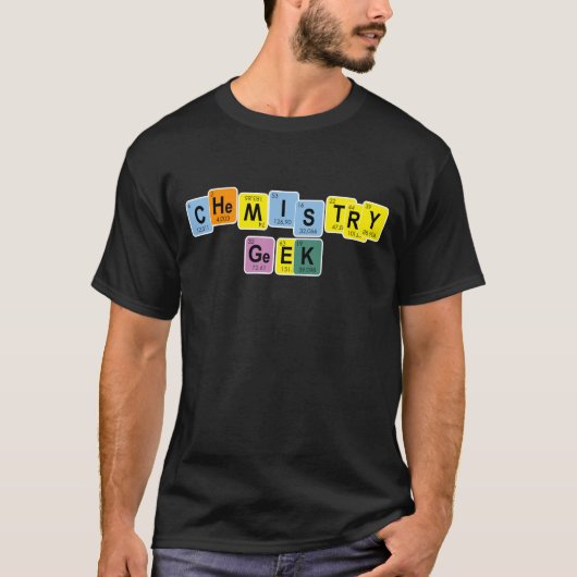 IK BEN EEN CHEMISTERIE GEEK1 T-SHIRT (Voorkant)