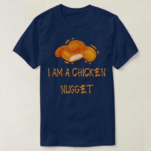 IK BEN EEN CHICKEN NUGGET T-SHIRT (Design voorkant)