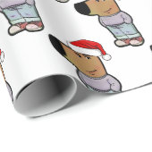 Ik ben een Chill Guy Meme Christmas, Funny Chill G Cadeaupapier (Rol Hoek)