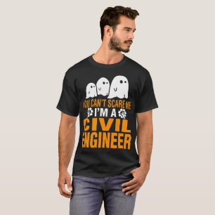 Ik ben een civiel ingenieur Halloween. T-shirt