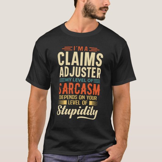 Ik ben een Claims Correcer T-shirt (Voorkant)