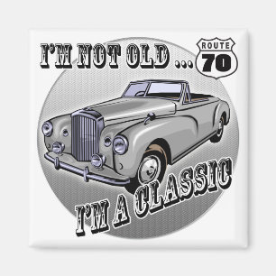 Ik ben een Classic 70th Birthday Gifts Magneet