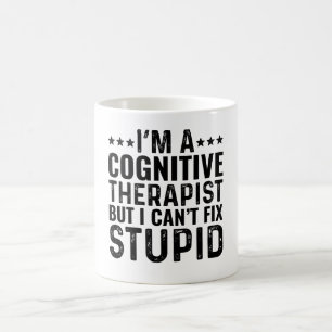 Ik ben een cognitief therapeut, maar ik kan niets  koffiemok