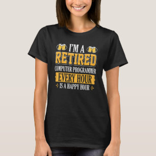Ik ben een computerprogrammeur in ruste elke uur. t-shirt