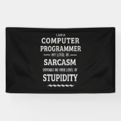 Ik Ben Een Computerprogrammeur Spandoek (Horizontaal)